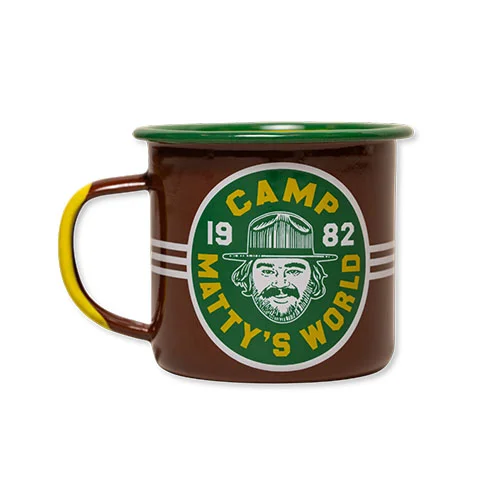 Camp Matty mug product artwork