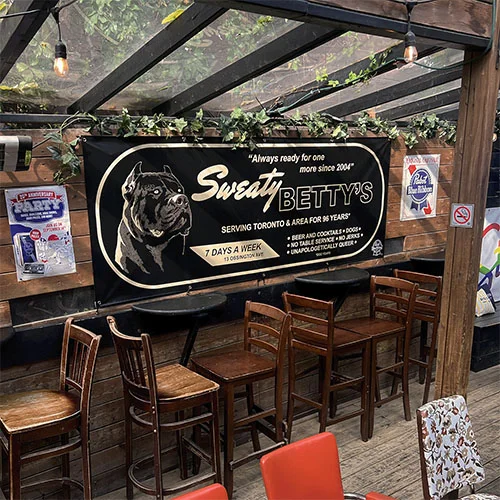 Sweatys campaign artwork