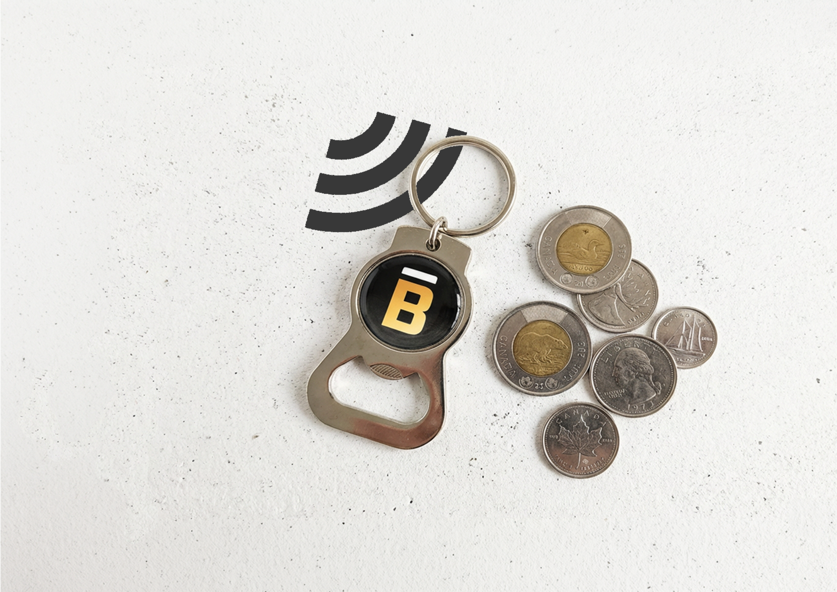 Keep The Change keychain
