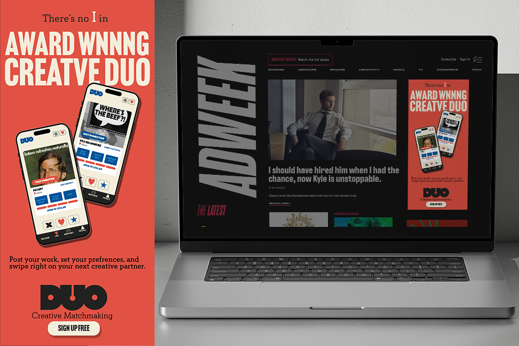 DUO laptop mockup