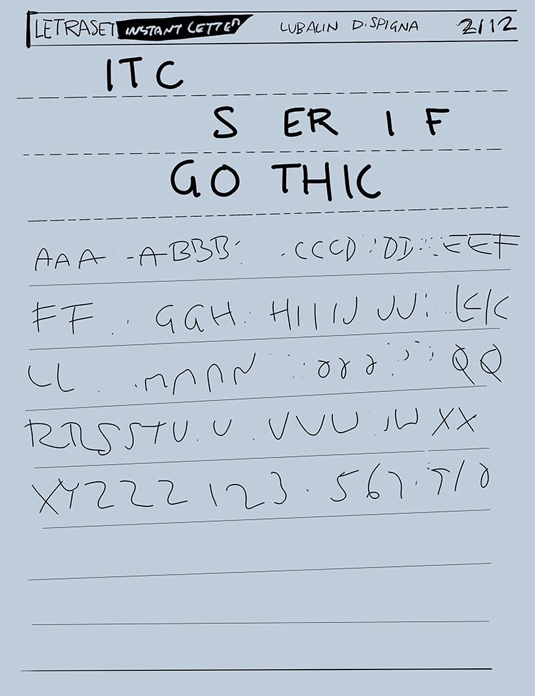 letraset rough